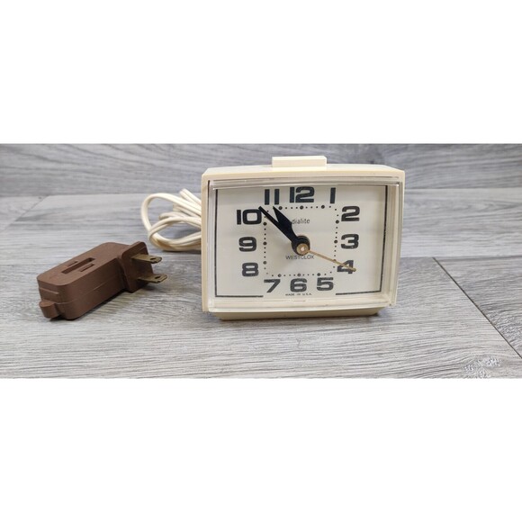 Westclox Dialite VTG Electric Alarm Clock Model 22090-22540 Made in USA-Works - Picture 4 of 11